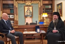 Επίσκεψη του Υπουργού Άμυνας Νίκου Δένδια στην Ι. Μ. Αιτωλοακαρνανίας (φωτο)