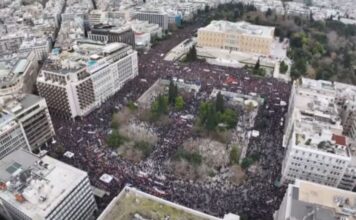 Μεγαλειώδη συλλαλητήρια σε κάθε πόλη για την τραγωδία των Τεμπών
