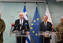 Νίκος Δένδιας από Λευκωσία: Η ελληνική κυβέρνηση αποδεικνύει έμπρακτα ότι η Κύπρος κείται πλησίον