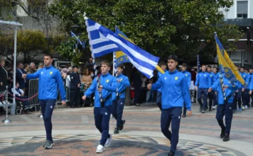 Παναιτωλικός: Παρών στην παρέλαση της 25ης Μαρτίου στα 100 χρόνια ιστορίας του (video-φωτο)