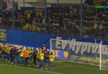 Παναιτωλικός: Παίκτες και κόσμος έγιναν «ένα» μετά τη… νίκη του αιώνα (video)