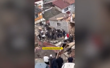 Τουρκία: Κατέρρευσαν δύο κτίρια στην Κωνσταντινούπολη – Ένας νεκρός & τουλάχιστον 10 τραυματίες