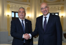 Πάλμας μετά τη συνάντηση με Δένδια: Έτοιμες Ελλάδα και Κύπρος για ανθρωπιστικές αποστολές και ειρηνευτικές πρωτοβουλίες