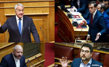 Αντιπαράθεση Βορίδη με Μεϊκόπουλo, Μάντζο και Ηλιόπουλο για έγγραφο του ΟΠΕΚΕΠΕ: ««Σήμερα το βλέπω, όπως κι εσείς» είπε ο πρώην υπουργός