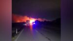 Μάλγαρα: Μεγάλη πυρκαγιά σε ξερά χόρτα διέκοψε την κυκλοφορία και στα δύο ρεύματα της Εθνικής οδού