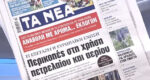 Τα πρωτοσέλιδα των εφημερίδων σήμερα