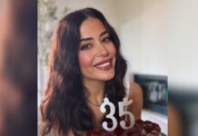 Αφροδίτη Λατινόπουλου: Η φωτογραφία της με την τούρτα για τα 35α γενέθλιά της
