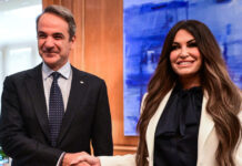 Συνάντηση Κυριάκου Μητσοτάκη – Κίμπερλι Γκιλφόιλ στο Μέγαρο Μαξίμου