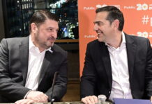 Τσίπρας, Δούκας, Χαρδαλιάς και Μώραλης στην παρουσίαση βιβλίου για τον Μπουτάρη