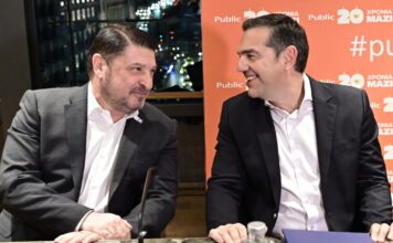 Τσίπρας, Δούκας, Χαρδαλιάς και Μώραλης στην παρουσίαση βιβλίου για τον Μπουτάρη