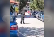 Καρέ-καρέ η εισβολή του ενόπλου στο Κρατικό Νίκαιας – Βίντεο ντοκουμέντο