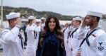 Η Κίμπερλι Γκιλφόιλ «ανέβασε» φωτογραφίες από την επίσκεψη στη ναυτική βάση της Σούδας