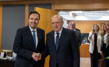Η Ελλάδα στο επίκεντρο του ευρωπαϊκού διαστήματος και της ψηφιακής ασφάλειας – Συνάντηση Παπαστεργίου με τον Επίτροπο Άμυνας και Διαστήματος Andrius Kubilius