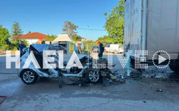 Σοκαριστικό τροχαίο δυστύχημα στη Ζαχάρω – Νεκρός 29χρονος