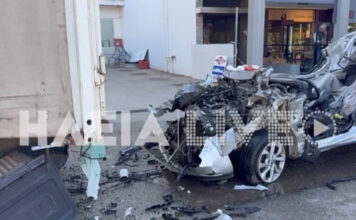 Ηλεία: Νεκρός 29χρονος μετά από σύγκρουση του ΙΧ του με νταλίκα – Δυστύχημα και στα Γιάννενα με παράσυρση ποδηλάτη