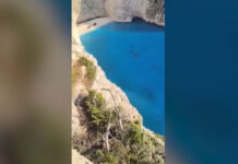 Ζάκυνθος: Διάσωση 22χρονου τουρίστα στο Ναυάγιο – Προσπάθησε να βγάλει σέλφι και γλίστρησε