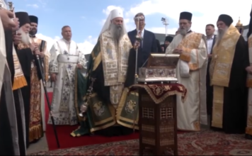 Βελιγράδι: Συγκίνηση στην υποδοχή του θαυματουργής Αγίας Ζώνης της Υπεραγίας Θεοτόκου