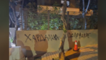 Άγνωστοι έγραψαν συνθήματα έξω από το σπίτι του Νίκου Χαρδαλιά
