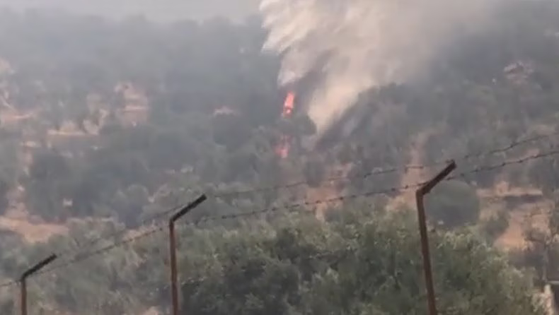 Πύρινος κλοιός σε Λέσβο και Κρήτη – Συνεχίζεται η μάχη με τις φλόγες