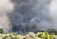 Φωτιά στην Καλλικράτεια Χαλκιδικής, κοντά σε σπίτια – Μήνυμα του 112 για εκκένωση