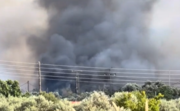 Φωτιά στην Καλλικράτεια Χαλκιδικής, κοντά σε σπίτια – Μήνυμα του 112 για εκκένωση
