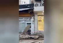 Θεσσαλονίκη: Μπαλκόνι κατέρρευσε και έπεσε σε σταθμευμένο ΙΧ στο κέντρο της πόλης