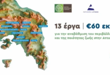 «Πράσινες Ανάσες» στην Αττική – 13 έργα ανάπλασης με 60,4 εκατ. ευρώ