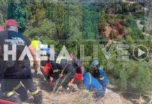 Σοβαρό τροχαίο στην Ανδρίτσαινα: Αυτοκίνητο έπεσε σε γκρεμό – Μία τραυματίας