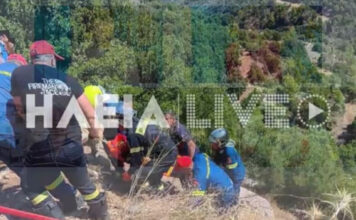 Σοβαρό τροχαίο στην Ανδρίτσαινα: Αυτοκίνητο έπεσε σε γκρεμό – Μία τραυματίας