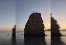 Μήλος: Επιχείρηση απεγκλωβισμού 33χρονου από βράχο 20 μέτρων