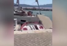 Λευκάδα: Τουριστικό ιστιοφόρο προσέκρουσε σε ελλιμενισμένα σκάφη στον Κάλαμο