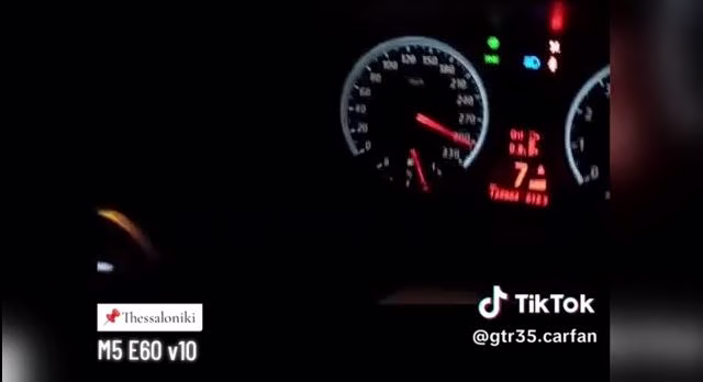 Θεσσαλονίκη: Ασυνείδητος οδηγός έτρεχε με 310 χλμ και το ανέβασε στα social media