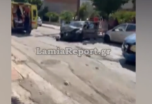 Λαμία: Μεθυσμένος οδηγός σκόρπισε πανικό – Συγκρούστηκε με πολλά οχήματα