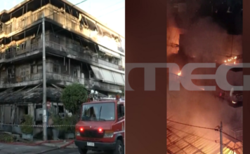Μεγάλη φωτιά σε καφετέρια στη Νέα Ιωνία – Εξαπλώθηκε σε 3 ορόφους πολυκατοικίας, εκκενώθηκαν διαμερίσματα