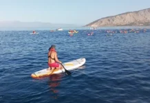 Με απόλυτη επιτυχία στέφθηκε η διοργάνωση του 5ου κολυμβητικού διάπλου «Μύλος Κάστρο Καλάμου – Φάρος Μύτικα»