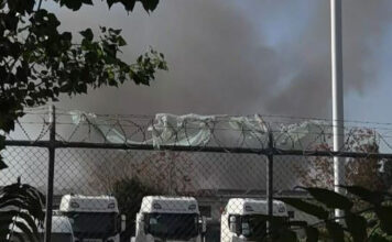 Πύρινη κόλαση σε βιοτεχνία υφασμάτων στον Ελαιώνα