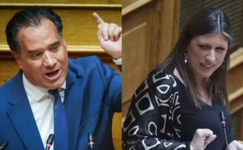 «Αρπάχτηκαν» Άδωνις Γεωργιάδης και Ζωή Κωνσταντοπούλου στη Βουλή: «Με Α και ΟΥ διώξαμε Αριστερούς σαν εσάς» – «Ακροδεξιέ φασίστα»