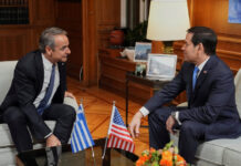 Ο Μάρκο Ρούμπιο για την επίσκεψή του στην Αθήνα: «Πηγή έμπνευσης η Ελλάδα»